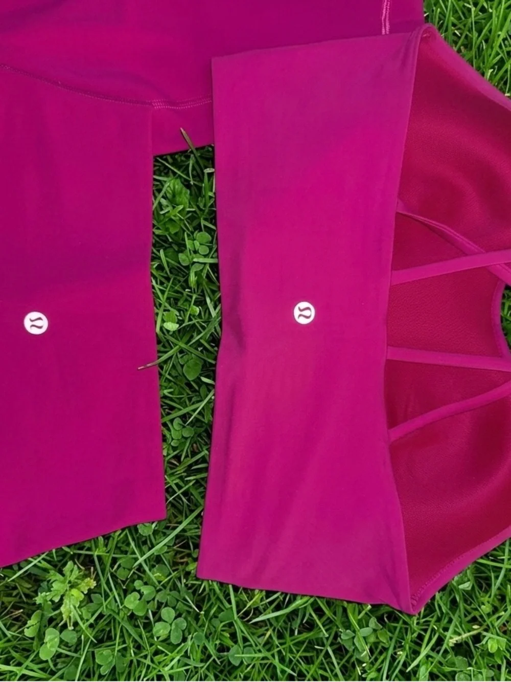 Lululemon Align Hot Pink Strappy Set Size 4 XS